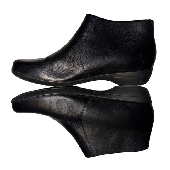 Dansko Boots Womens Size 10 Fifi Ankle Boots Black Leather Zip Comfort Shoes - Picture 9 of 11